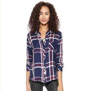 Rails Hunter Plaid Button Down Shirt NWT